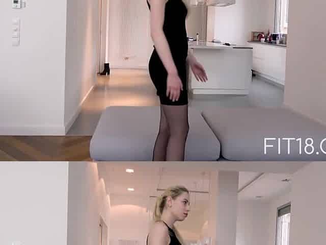 Fit18 - 6 Feet Tall Model Gives In To Agent