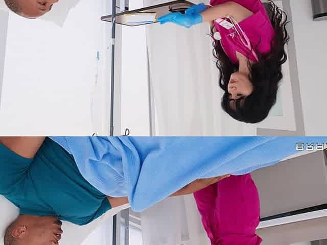 Nurse Yhivi gives nice blowjob to Ricky Johnson