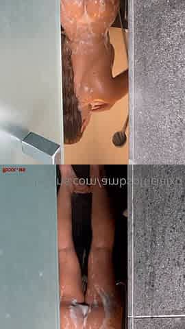 OnlyFans Amber Ajami Shower BJ 1