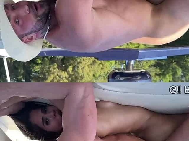 Businessman fucking me on his two-story yacht.