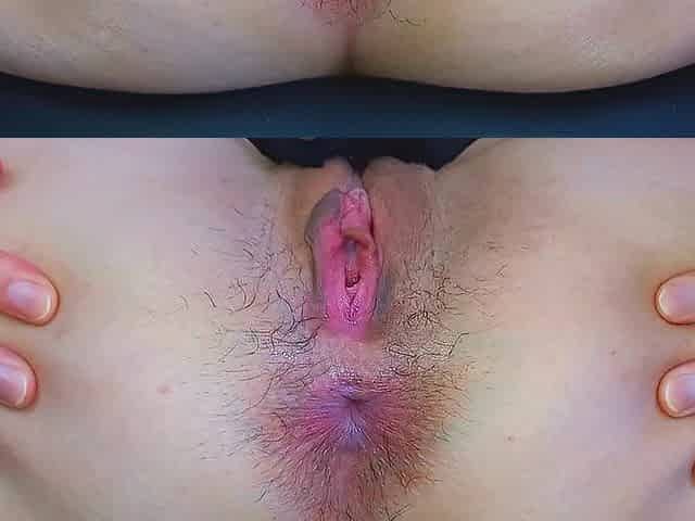 STRETCHING MY CONSTRICTED BUTT WITH A INFLATABLE SEX TOY, crotchless underware, german messy talk - Ela Stance