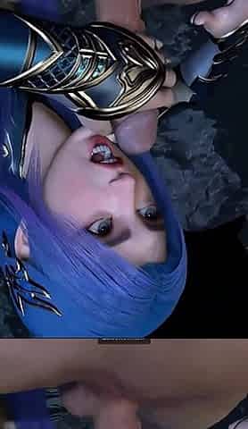 Blue Hair Fantasy.exe: Goddess Unleashed - 3D Animation Hentai