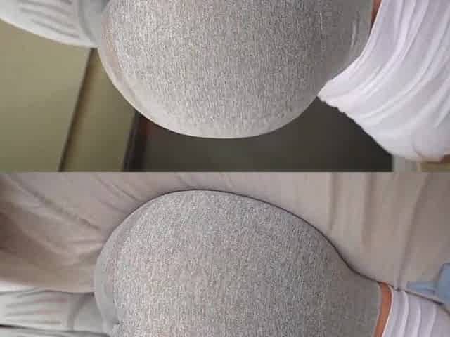 Step sister caught me wanking and I drilled her throughout a aperture in her leggings
