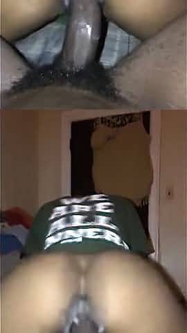 Homemade pov tugjob from a black amateur milf