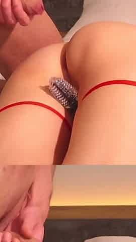 Cum on Pussy and Ass - Jerk off Creampie