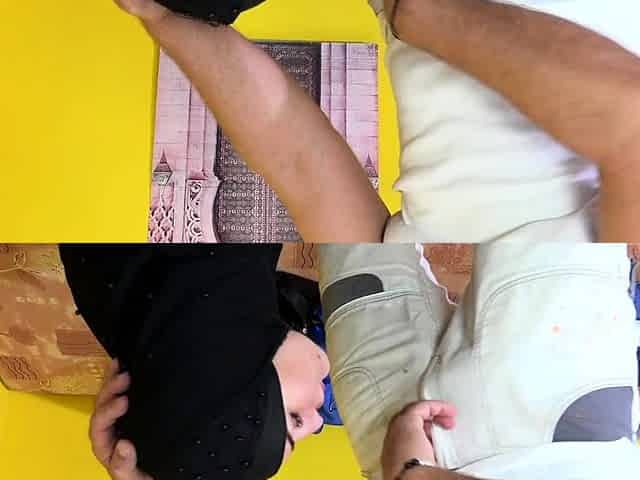 What's better than fucking a babe in a hijab?