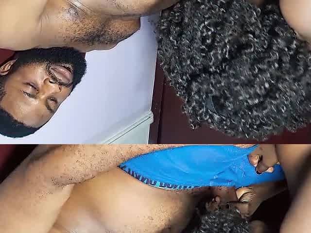 Unfathomable Snatch Ebony Black Amateur Bouncing On Afro BBC