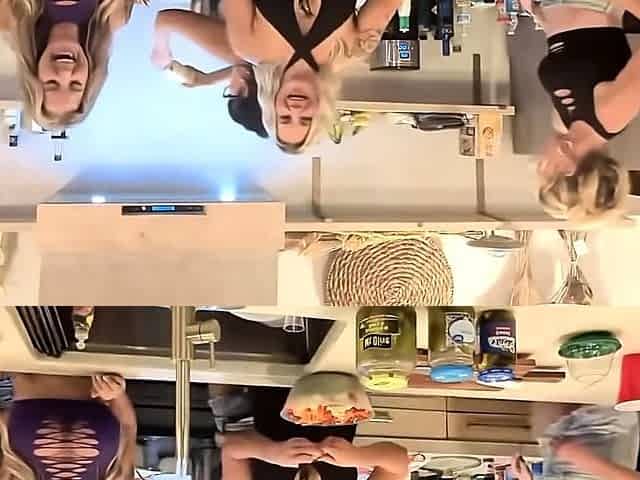Blonde Laura Crystal with big boobs