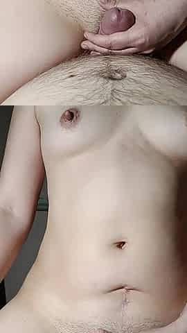 Tight Pussy, Cock Rubbing Fuck and Creampie Inside
