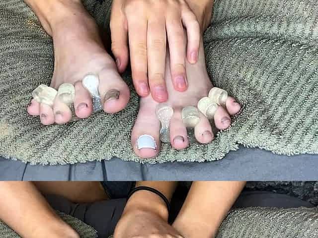 painting my toes