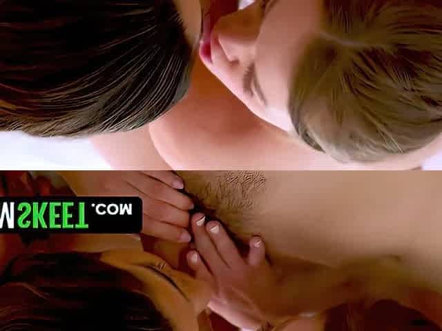 Dirty Little Lesbian Stepsisters Katie Kush And Hazel Heart Discover The Power Of Cock