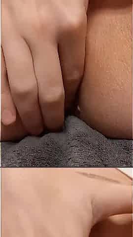 Fingers in vagina 1st, plug in butt after