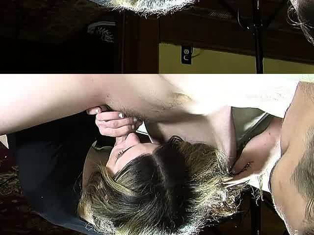Cute teens blowjob and doggystyle fuck