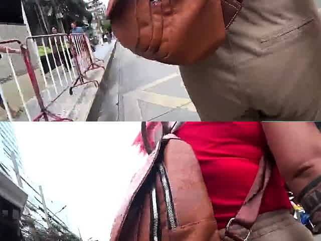 Horny Thai MILF picked up and hard fuck