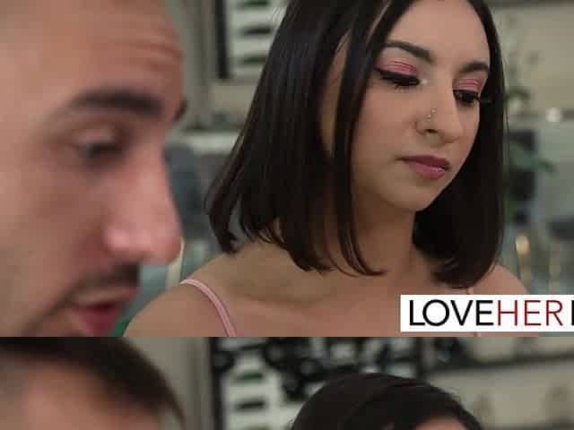 Brunette hair Playgirl Hailey Rose Drilled After Worshipping