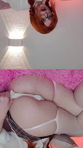 Redhead Nerd Girl Solo