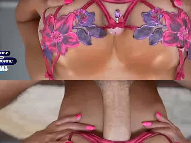 Spunk in her panties before work - red-hot milf pov!