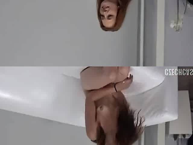 Blindfolded, Czech Angel, Klara Is Getting Stimulated With A Sex Toy, During A Porn Clip Casting