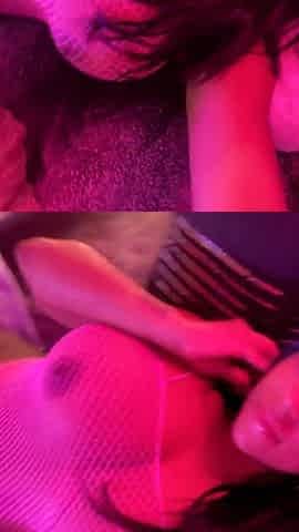 Black Lalin girl with large natural breasts