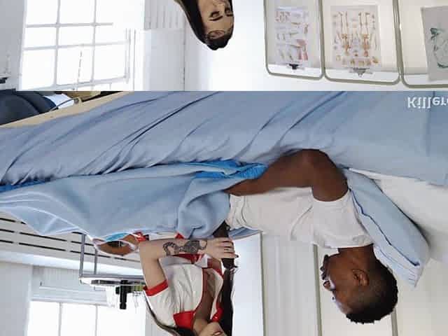 Tight Teen Nurse Stretches Her Holes for a BBC Patient
