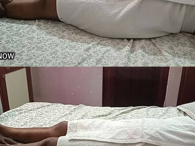 Massager Gives Boobs Massage to Wife -2