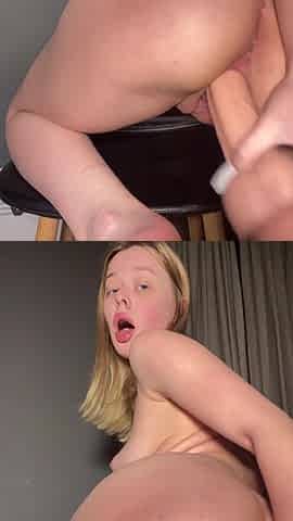 I fantasy of a real ramrod banging me in doggy style