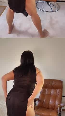 Wearing My Transparent Dress Make Me Feel so Sexy That I Had to Have an Orgasm, so I Played & Fondled My Hairy Pussy