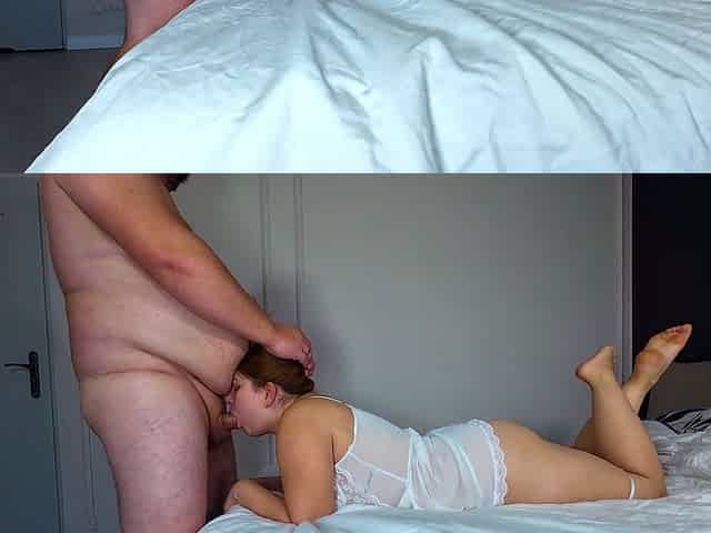 Horny Husband Fucks Young Wife Hard and Feeds Her with His Hot Cum
