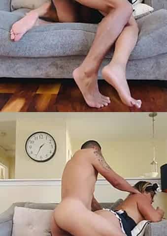 Real climax in amateur homemade