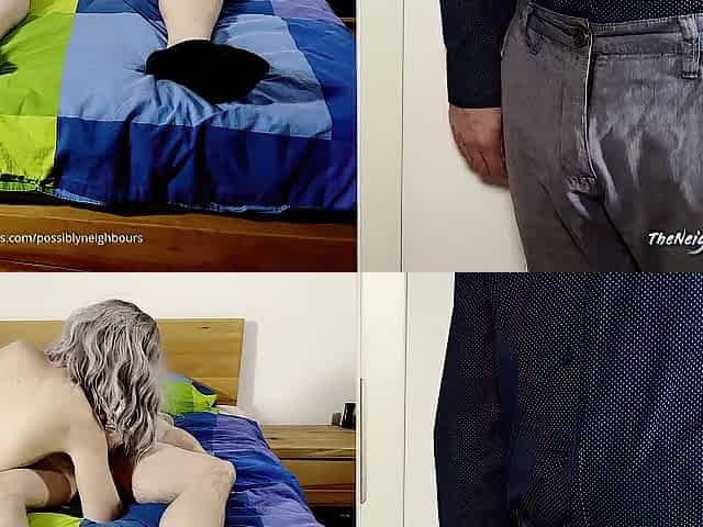 Spouse Secretly Catches Us Cheating - This chab Watches And Touches Himself