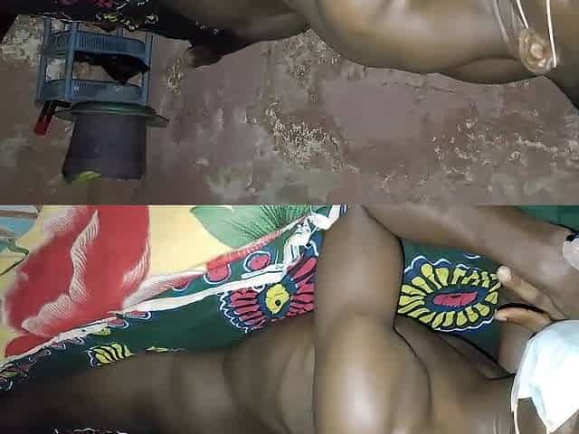 This Afro Ebony dude is worthwhile at humping his daybed
