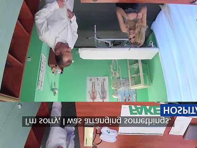 FakeHospital Constricted twat makes doctor cum
