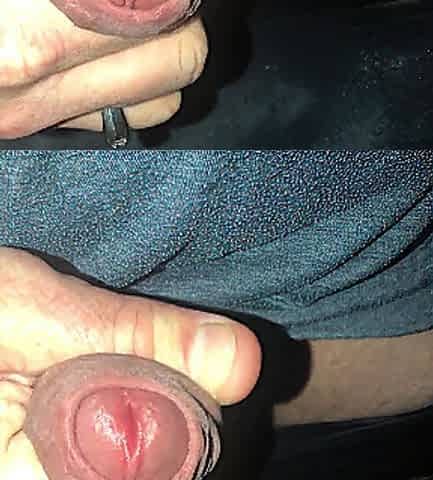 Dad Bawdy Talk With A Fake Vagina Toy