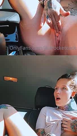 Amateur striptease and Solo masturbation