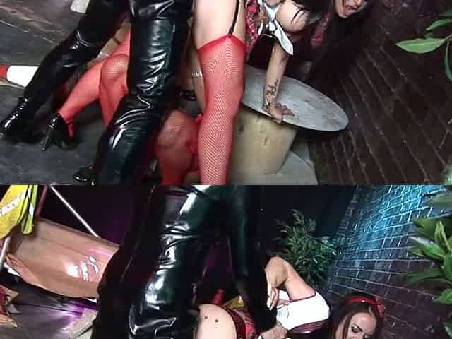 Two dirty beotches going at it kinky after a thrilling