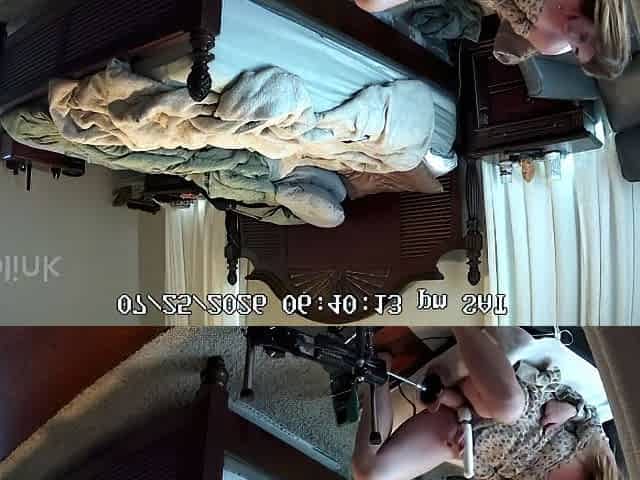 Caught by spouse masturbating with biggest BWC