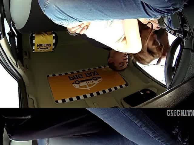 Pale Brunette Gets Picked Up And Fucked In The Car