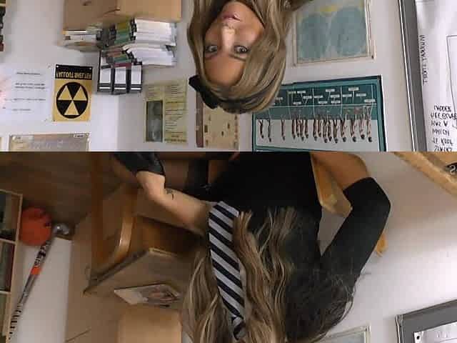 Natalia Encourages You to Cum with Her in Class