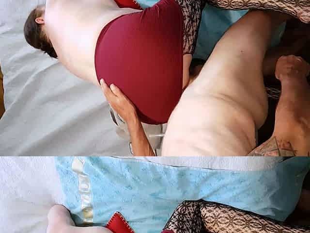 Sex in skirt horny ass