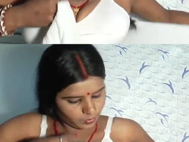 Hot desi shortfilm 190 - Aunty wet transparent nipple boob cleavage show