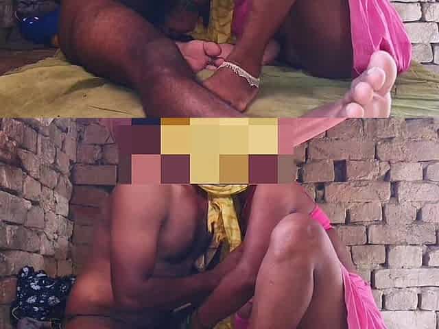 Dehati Wife Apne Husband Ka Kala Lund Pakar Ke Chut Dal Liya.suman Bhabhi Bhaiya Ke Saath Bed Pe Chut Ka Pani Nikal Liya