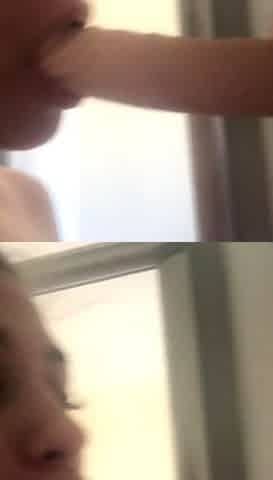 Sexy teen ebony solo toy masturbation