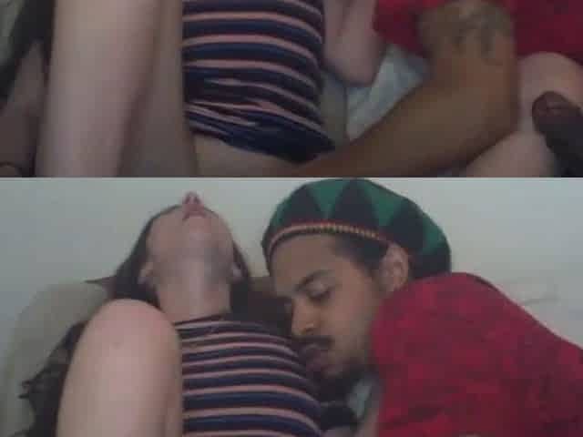 Horny slut gets facial after fingering and hard BBC pounding