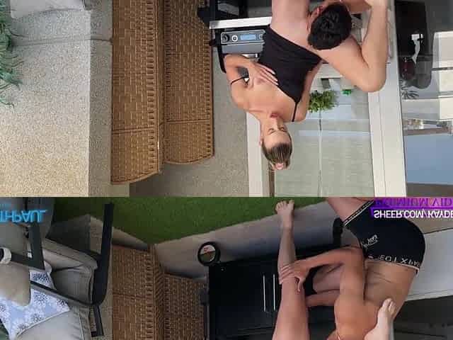 Lets screw instead of cooking. Outdoor sex