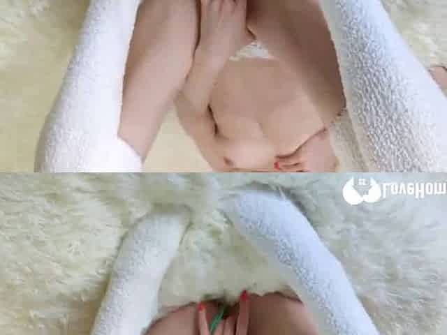 Dicking her pussy and ass hole