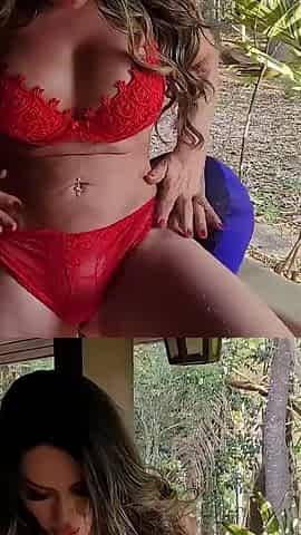 Masturbating on the Balcony of My Farm.