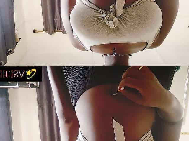 Abdomen button fetish play
