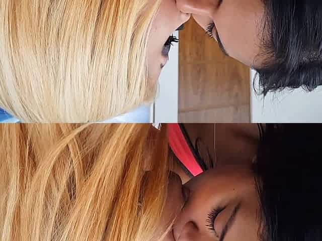 Hato and Sexy Lesbian Latina Kisses