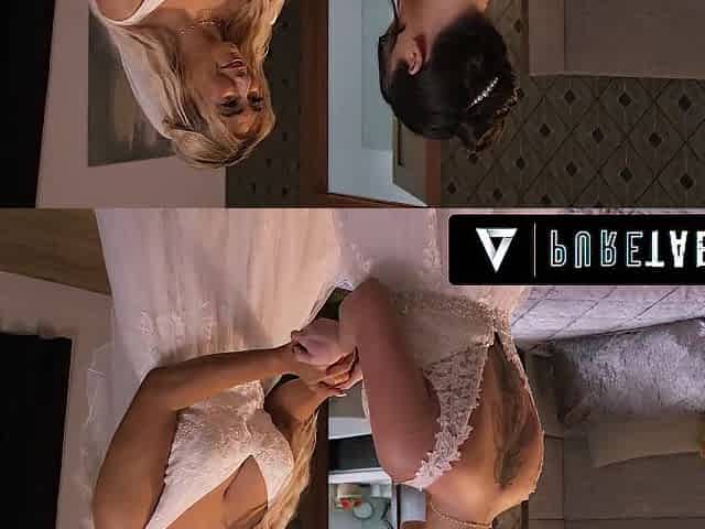 PURE TABOO Despairing Lesbo Brides Cyber Doll & Megan Mistakes Submit To Homophobic Officiant