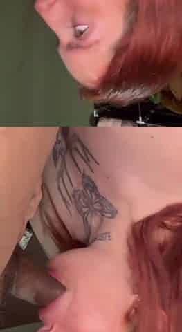 Redhead goes mad and sluty
